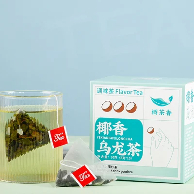 Здоровый чай высшего качества, кокосовый чай Улун в коробке